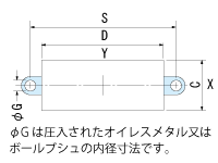 G type ear attached dimension 01