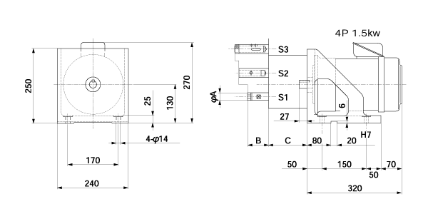 MID 20 type dimensions