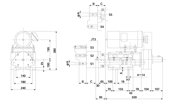 MQT 12 type dimensions